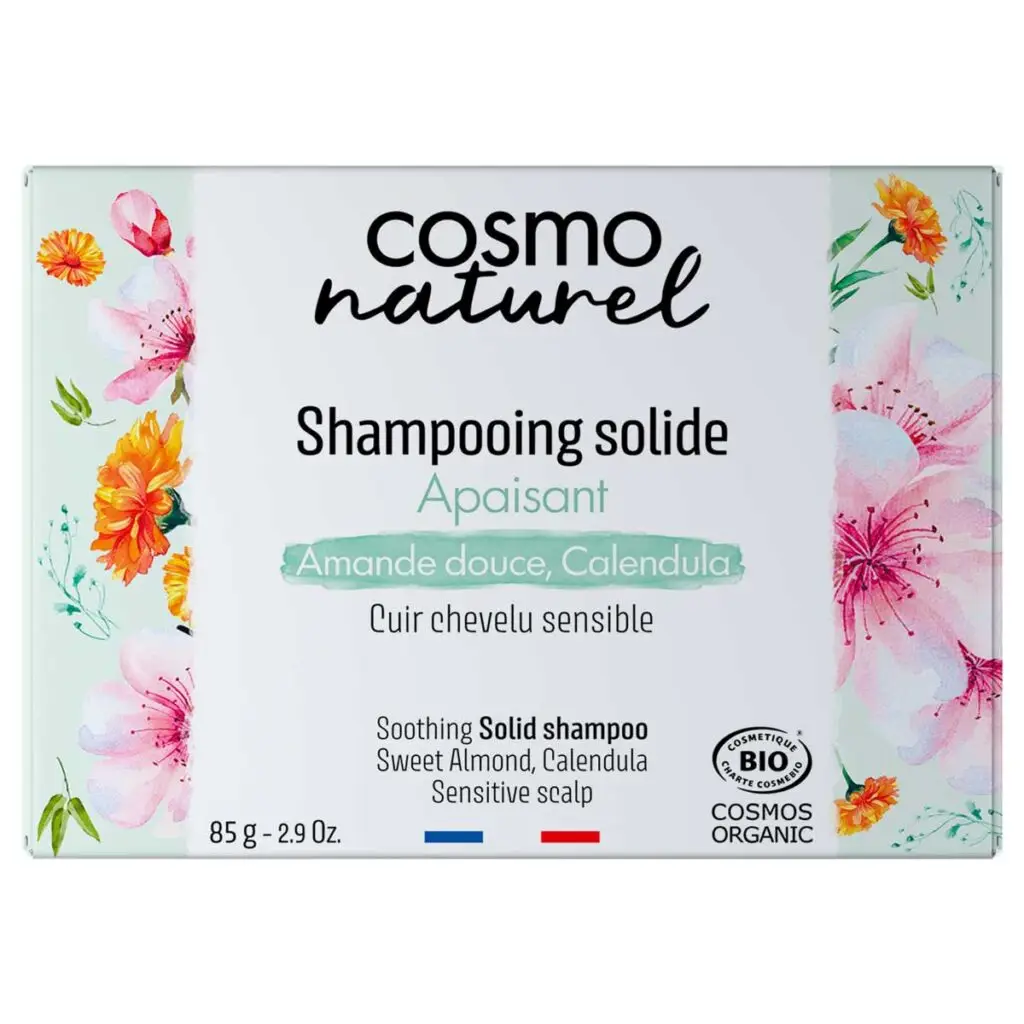 COSMO NATUREL Čvrsti šampon za osjetljivu kožu glave 85g